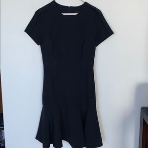 Banana Republic Navy Sheath with frill bottom